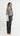 PENELOPE Stripe/Lace Top - Black/White