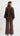 Emery Balloon Sleeve Lace Blouse - Chocolate