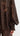 Emery Balloon Sleeve Lace Blouse - Chocolate
