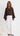 Emery Balloon Sleeve Lace Blouse - Chocolate