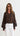 Emery Balloon Sleeve Lace Blouse - Chocolate