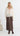 Thea Crochet Trim Knot Top - Cream