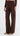 Elira Wide Leg Pants - Chocolate Brown