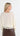 Thea Crochet Trim Knot Top - Cream