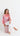 Helene Batwing Blouse - Blush Dahlia