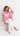 Helene Batwing Blouse - Blush Dahlia
