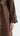 GIANNA Suede Trench Coat - Chocolate Brown