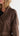 GIANNA Suede Trench Coat - Chocolate Brown