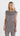 Harper Geometric Tunic Top - Chocolate/Cream