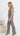 Harper Geometric Pants - Chocolate/Cream