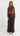 PIXIE Wide Leg Pants - Chocolate Brown