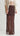 Hadley Bias Cut Maxi Skirt - Chocolate Polka