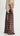 Hadley Bias Cut Maxi Skirt - Chocolate Polka