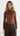 PEYTON Mesh Lace Top - Chestnut