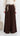 Tori Satin Scarf Wide Leg Pants - Chocolate