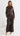 GENEVIEVE Faux Leather Jacket - Espresso