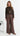 Prairie Lace Knit Jumper - Chocolate