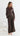 GENEVIEVE Faux Leather Jacket - Espresso