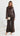 GENEVIEVE Faux Leather Jacket - Espresso