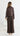 GENEVIEVE Faux Leather Jacket - Espresso