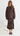 FILIPA Bias Cut Midi Skirt - Chocolate