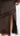 FILIPA Bias Cut Midi Skirt - Chocolate