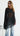 Amber Lace Cape Top - Black