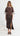 FILIPA Bias Cut Midi Skirt - Chocolate