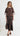 FILIPA Bias Cut Midi Skirt - Chocolate