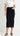 Jade Denim Midi Skirt - Black
