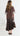 FILIPA Bias Cut Midi Skirt - Chocolate