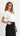 Daphne V-Neck Tee - White