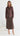 PARI Wrap Shirt - Chocolate