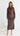 PARI Wrap Shirt - Chocolate