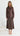 PARI Wrap Shirt - Chocolate