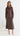 PARI Wrap Shirt - Chocolate