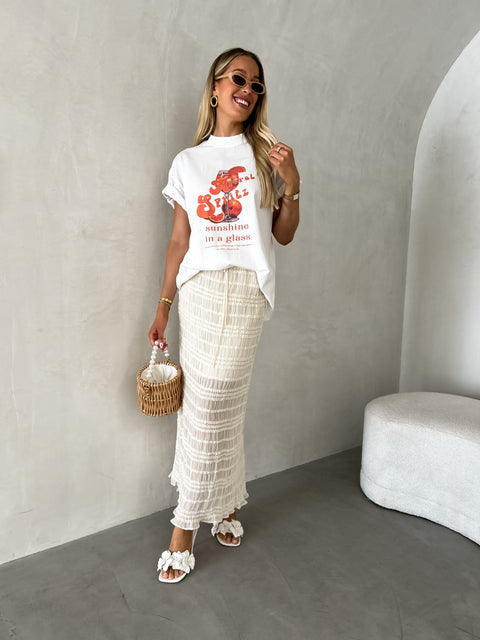 APEROL Oversize Tee - White