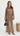 GISELLE Sequin Knit Maxi Skirt - Mocha