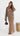 GISELLE Sequin Knit Maxi Skirt - Mocha