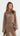 LETICIA Long Sleeve Sequin Top - Mocha
