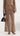 GISELLE Sequin Knit Maxi Skirt - Mocha