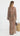 LETICIA Long Sleeve Sequin Top - Mocha