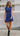 JOEY Belted Mini Dress - Indigo Blue