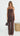 LIANA Wide Leg Pants - Chocolate Polka