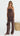 LIANA Wide Leg Pants - Chocolate Polka