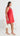HOPE Scalloped Mini Dress - Pink/Red