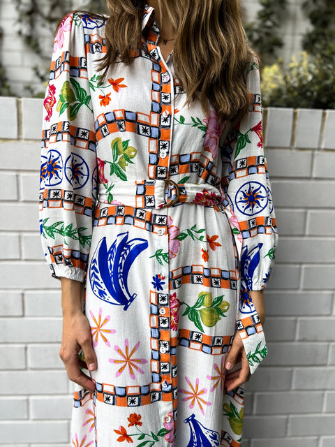 XENA Belted Maxi