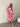 ORIANA Midi Dress - Fuchsia/Print