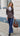 JOCELYN Faux leather Blazer - Chocolate