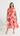 HILDIE Ric Rac Midi Dress - Pink/Red Floral